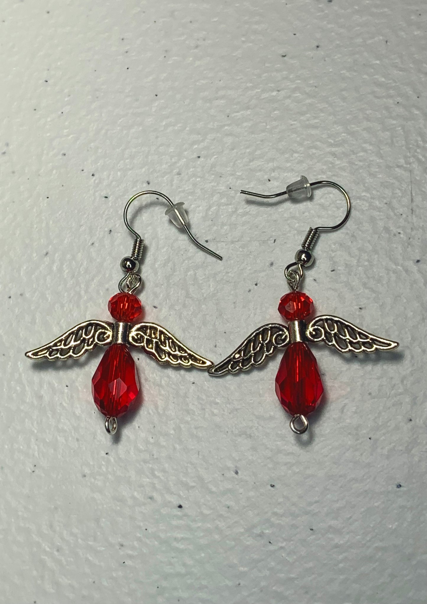 Red Angel Earrings