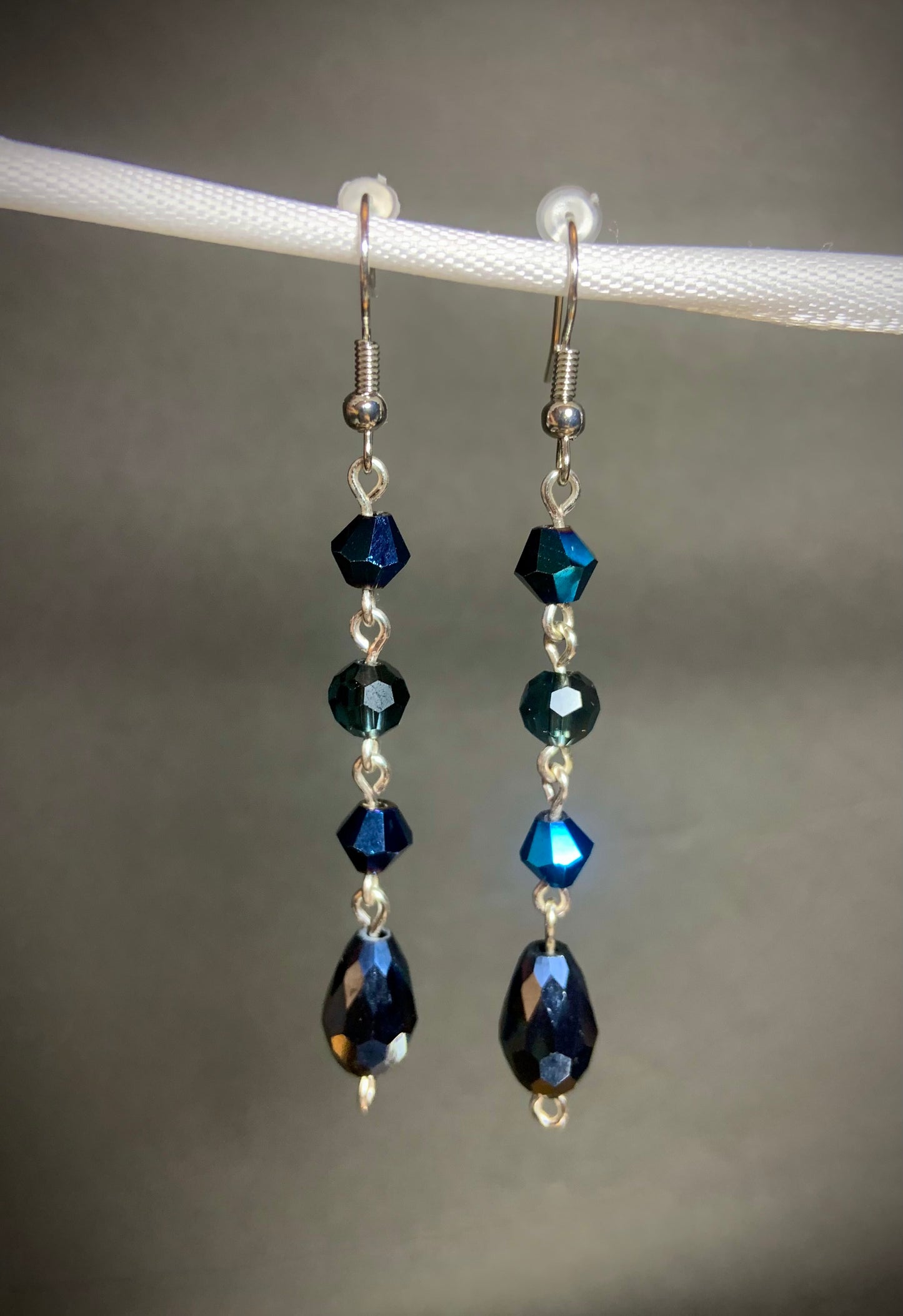 Dark Blue Earrings