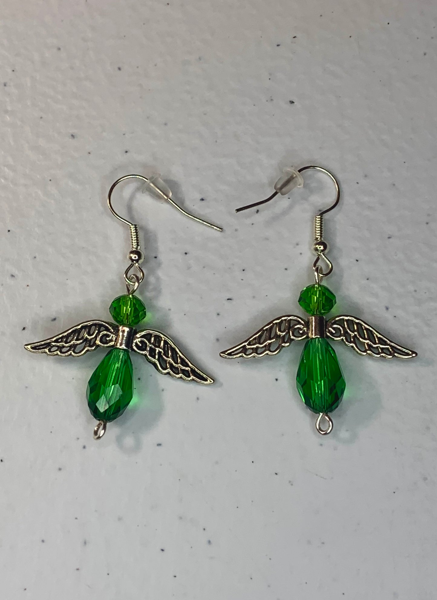 Green Angel Earrings