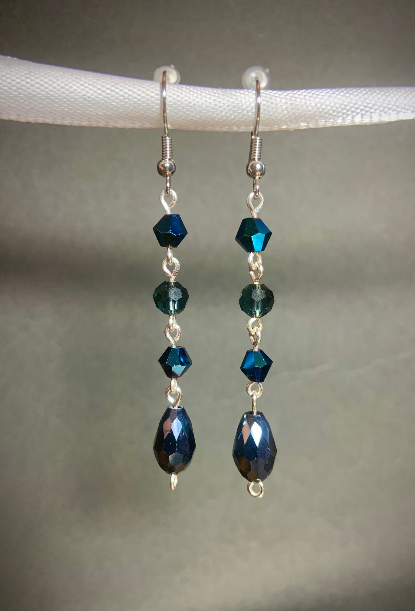Dark Blue Earrings
